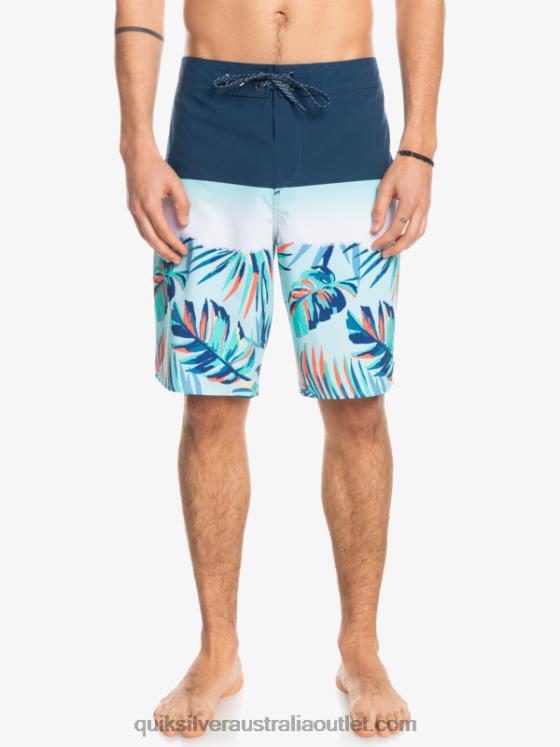 Quiksilver Men SurfSilk Panel 20 Boardshorts H2N4B1456 insignia blue