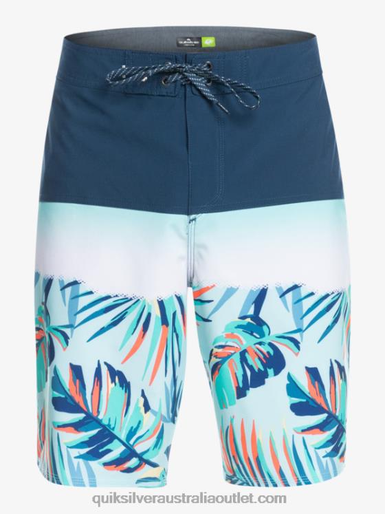 Quiksilver Men SurfSilk Panel 20 Boardshorts H2N4B1456 insignia blue