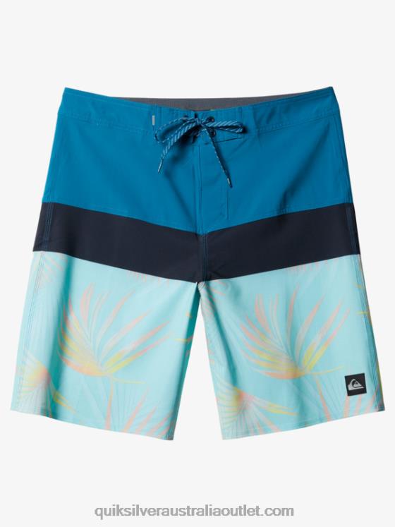 Quiksilver Men SurfSilk Panel 20 Boardshorts H2N4B1457 seaport