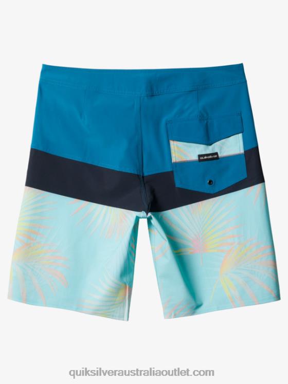 Quiksilver Men SurfSilk Panel 20 Boardshorts H2N4B1457 seaport