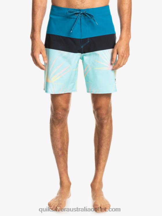 Quiksilver Men SurfSilk Panel 20 Boardshorts H2N4B1457 seaport