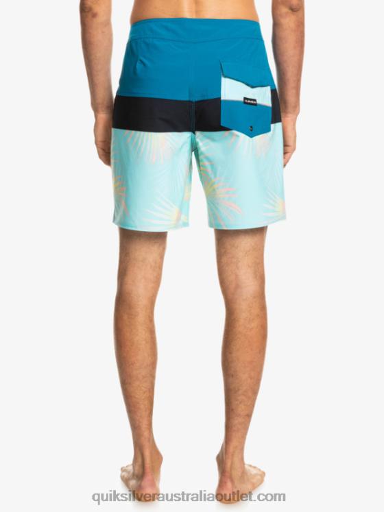 Quiksilver Men SurfSilk Panel 20 Boardshorts H2N4B1457 seaport