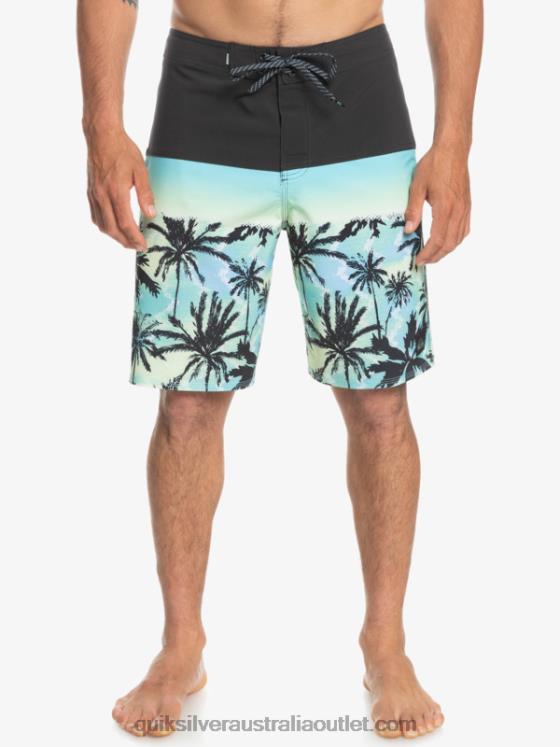 Quiksilver Men SurfSilk Panel 20 Boardshorts H2N4B1461 tarmac