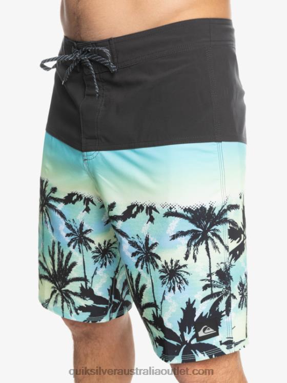 Quiksilver Men SurfSilk Panel 20 Boardshorts H2N4B1461 tarmac
