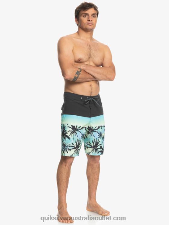 Quiksilver Men SurfSilk Panel 20 Boardshorts H2N4B1461 tarmac