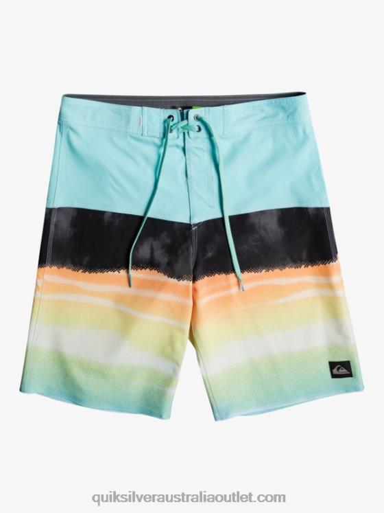 Quiksilver Men SurfSilk Panel 20 Boardshorts H2N4B1463 angel blue