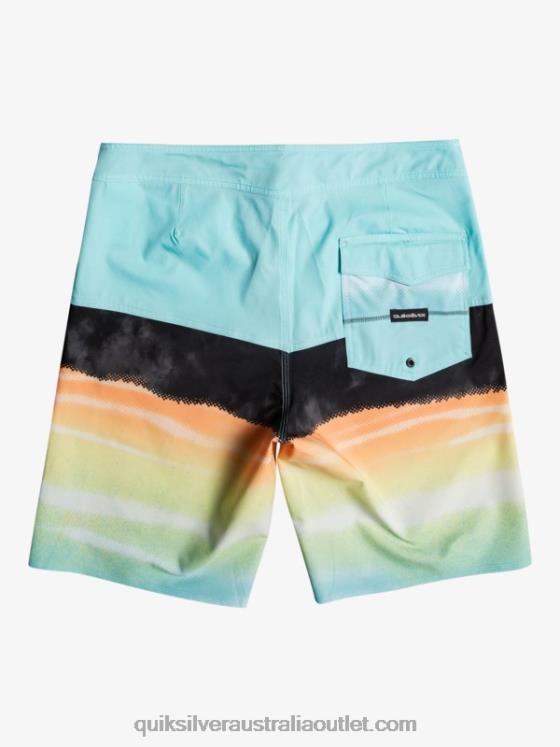 Quiksilver Men SurfSilk Panel 20 Boardshorts H2N4B1463 angel blue
