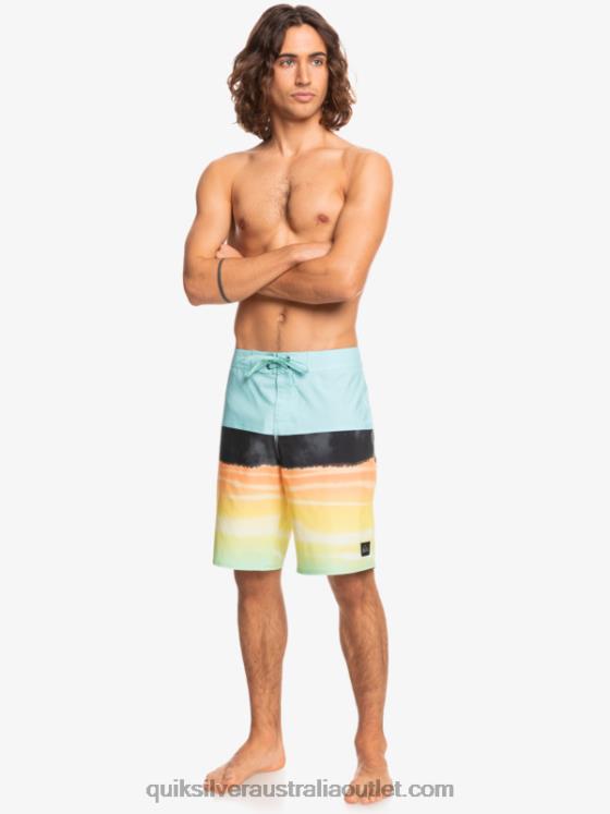 Quiksilver Men SurfSilk Panel 20 Boardshorts H2N4B1463 angel blue