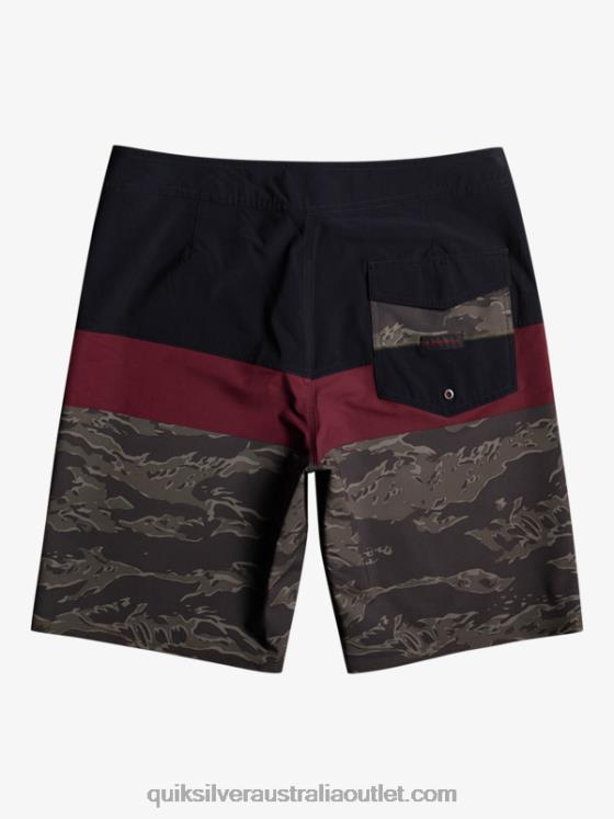 Quiksilver Men SurfSilk Panel 20 Boardshorts H2N4B1785 black