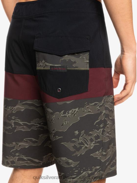 Quiksilver Men SurfSilk Panel 20 Boardshorts H2N4B1785 black