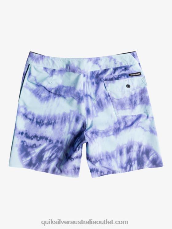 Quiksilver Men SurfSilk Piped 18 Boardshorts H2N4B1750 dusty orchid