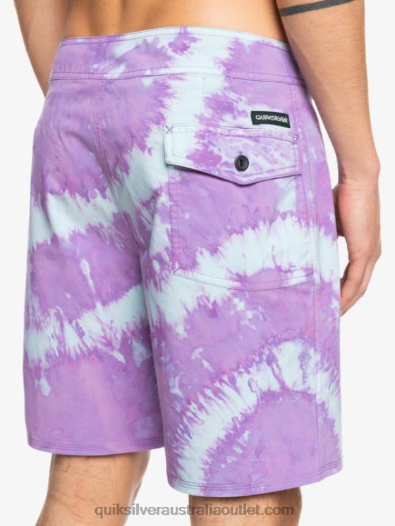 Quiksilver Men SurfSilk Piped 18 Boardshorts H2N4B1750 dusty orchid