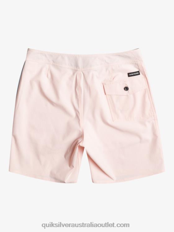 Quiksilver Men SurfSilk Piped 18 Boardshorts H2N4B1751 veiled pink