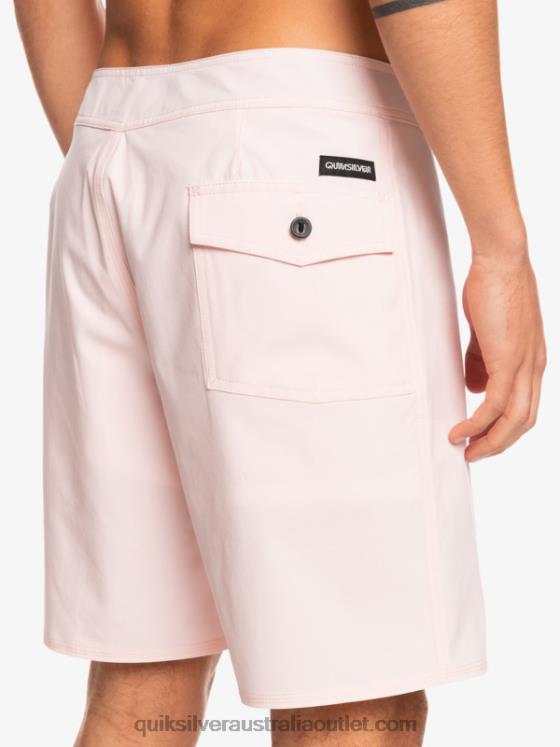 Quiksilver Men SurfSilk Piped 18 Boardshorts H2N4B1751 veiled pink