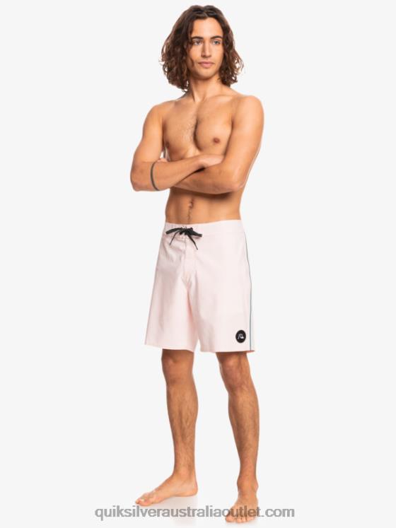 Quiksilver Men SurfSilk Piped 18 Boardshorts H2N4B1751 veiled pink