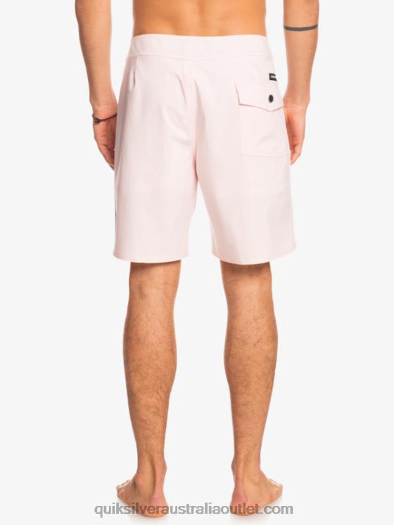 Quiksilver Men SurfSilk Piped 18 Boardshorts H2N4B1751 veiled pink