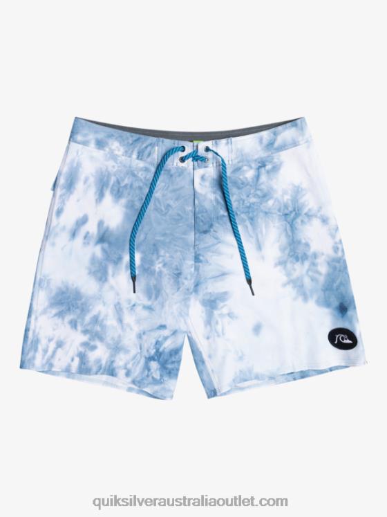 Quiksilver Men SurfSilk Piped 18 Boardshorts H2N4B1752 sea port