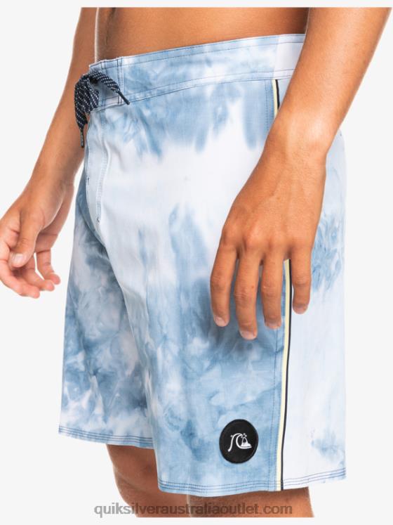 Quiksilver Men SurfSilk Piped 18 Boardshorts H2N4B1752 sea port