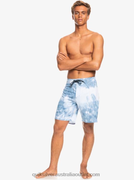 Quiksilver Men SurfSilk Piped 18 Boardshorts H2N4B1752 sea port