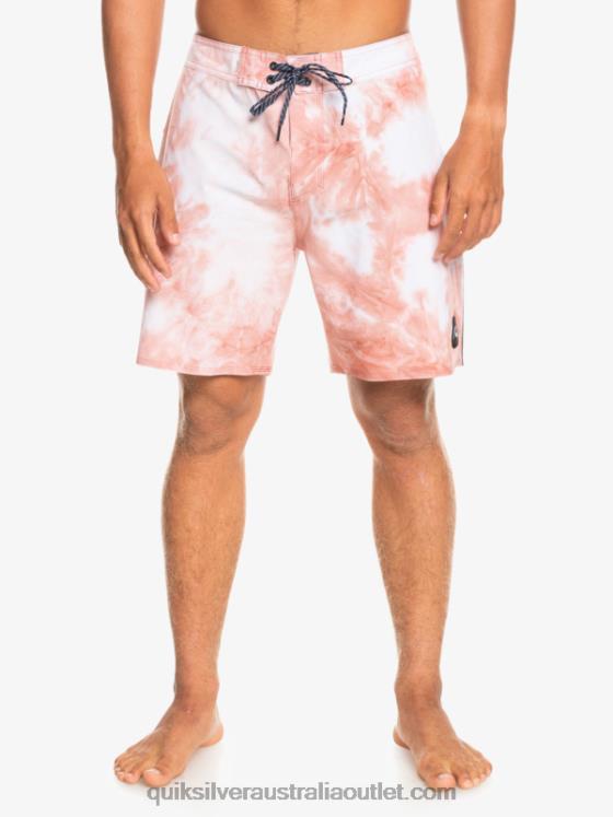 Quiksilver Men SurfSilk Piped 18 Boardshorts H2N4B1753 rosette