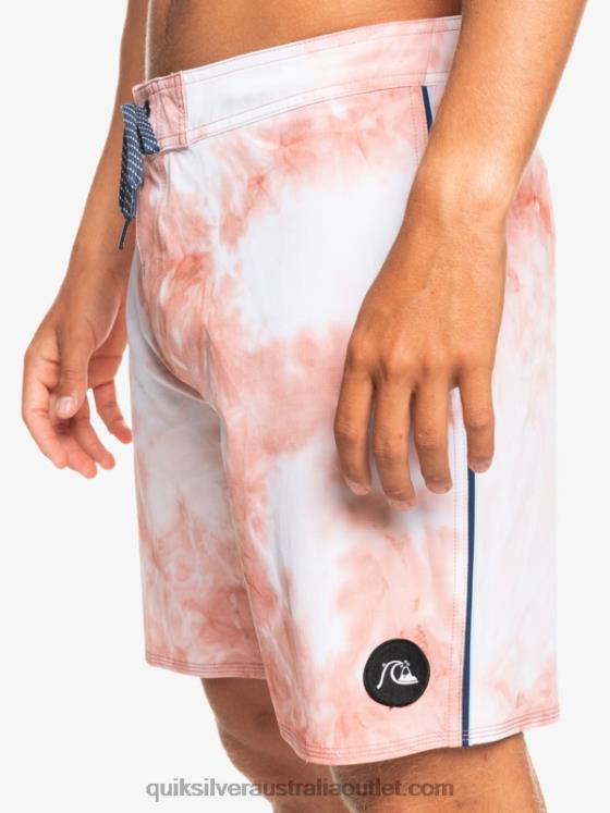 Quiksilver Men SurfSilk Piped 18 Boardshorts H2N4B1753 rosette