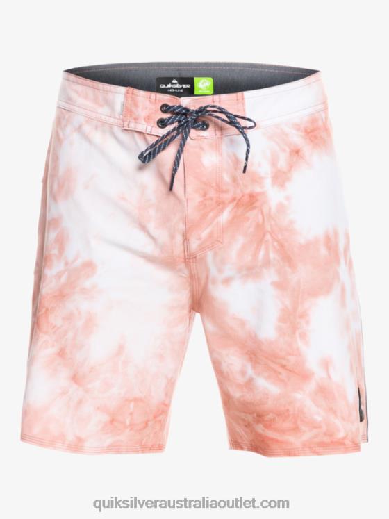Quiksilver Men SurfSilk Piped 18 Boardshorts H2N4B1753 rosette