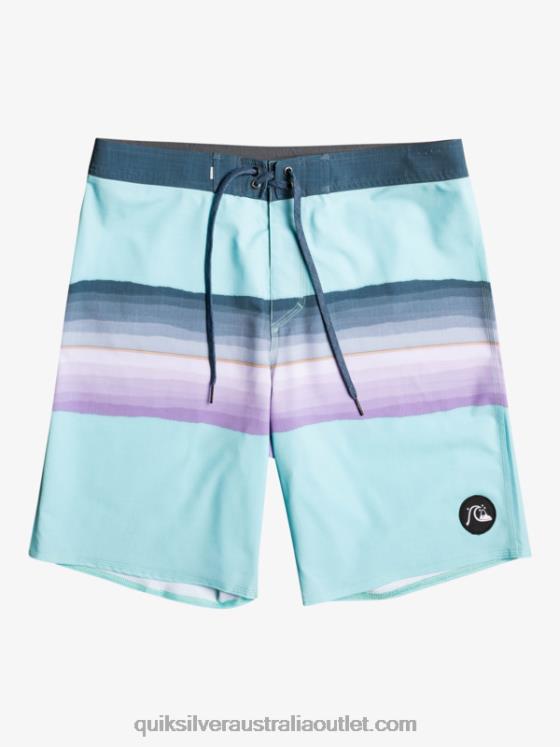 Quiksilver Men SurfSilk Resin Tint 19 Boardshorts H2N4B1438 angel blue