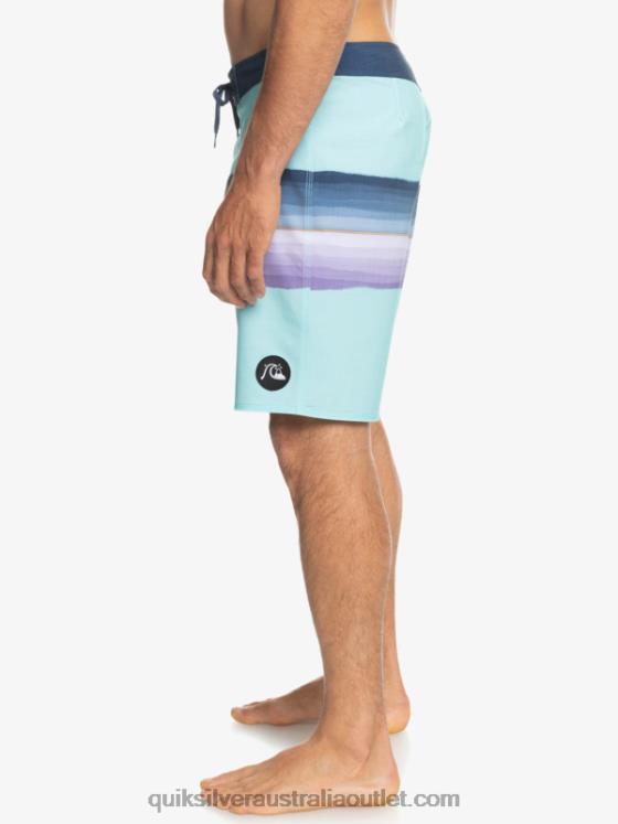 Quiksilver Men SurfSilk Resin Tint 19 Boardshorts H2N4B1438 angel blue