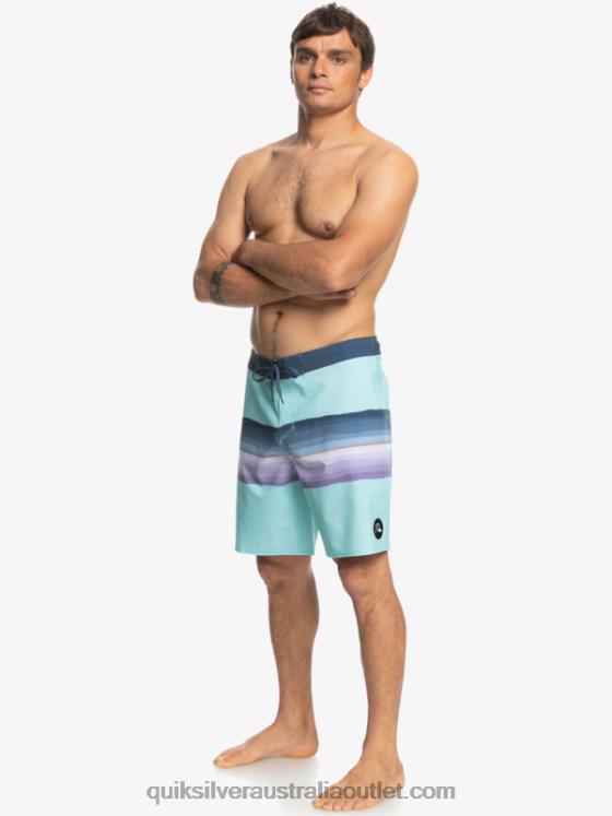 Quiksilver Men SurfSilk Resin Tint 19 Boardshorts H2N4B1438 angel blue