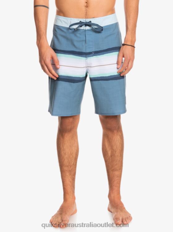 Quiksilver Men SurfSilk Resin Tint 19 Boardshorts H2N4B1444 captains blue