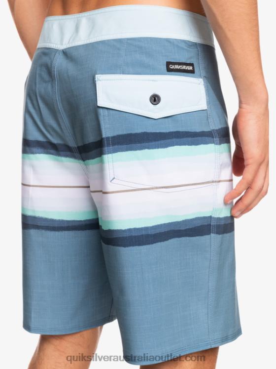 Quiksilver Men SurfSilk Resin Tint 19 Boardshorts H2N4B1444 captains blue