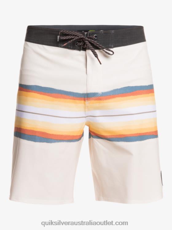 Quiksilver Men SurfSilk Resin Tint 19 Boardshorts H2N4B1445 antique white