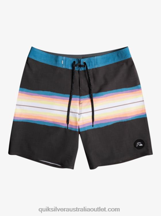 Quiksilver Men SurfSilk Resin Tint 19 Boardshorts H2N4B1446 tarmac