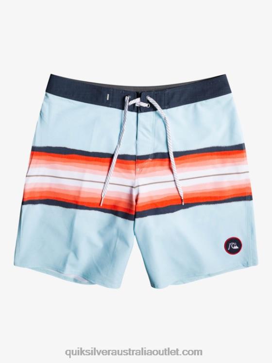 Quiksilver Men SurfSilk Resin Tint 19 Boardshorts H2N4B1447 blue grey