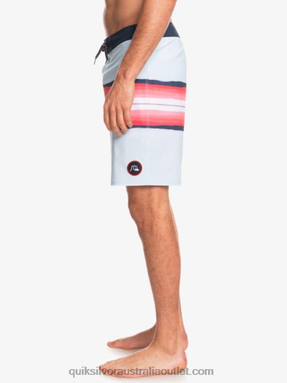 Quiksilver Men SurfSilk Resin Tint 19 Boardshorts H2N4B1447 blue grey
