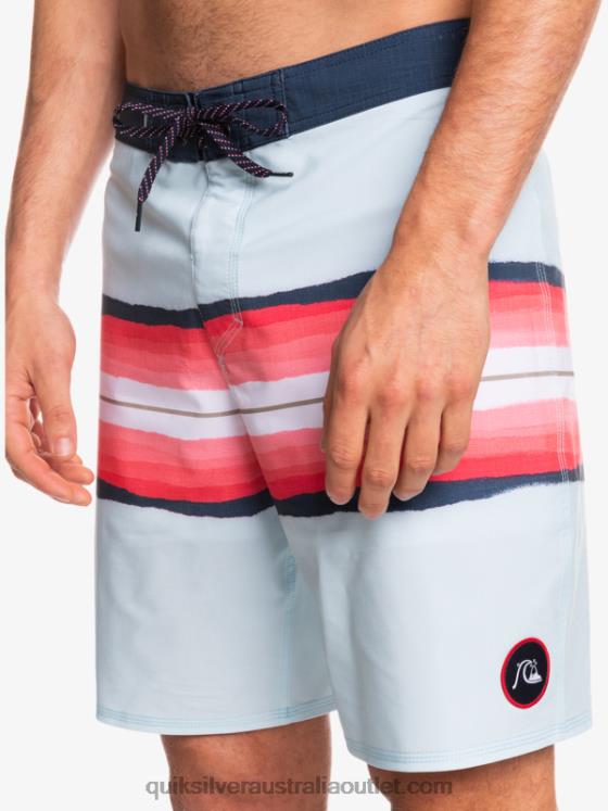 Quiksilver Men SurfSilk Resin Tint 19 Boardshorts H2N4B1447 blue grey