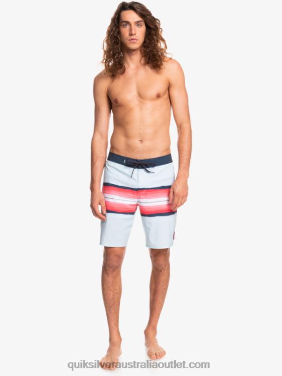 Quiksilver Men SurfSilk Resin Tint 19 Boardshorts H2N4B1447 blue grey