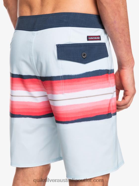 Quiksilver Men SurfSilk Resin Tint 19 Boardshorts H2N4B1447 blue grey