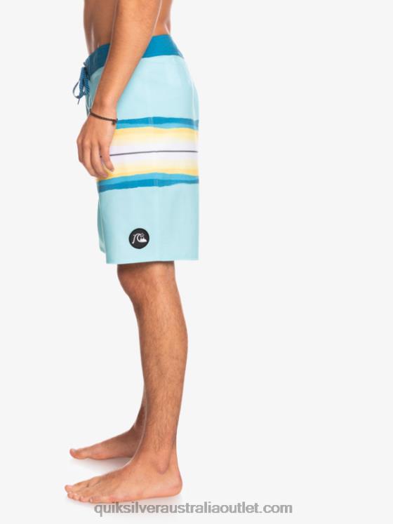 Quiksilver Men SurfSilk Resin Tint 19 Boardshorts H2N4B1448 angel blue