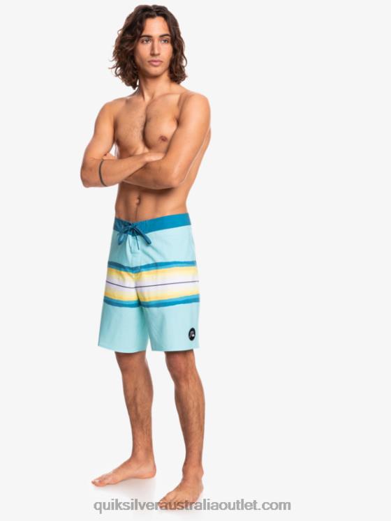 Quiksilver Men SurfSilk Resin Tint 19 Boardshorts H2N4B1448 angel blue