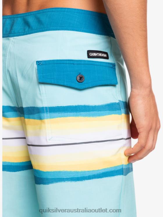 Quiksilver Men SurfSilk Resin Tint 19 Boardshorts H2N4B1448 angel blue