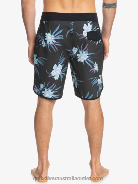 Quiksilver Men SurfSilk Scallop 19 Boardshorts H2N4B1493 tarmac