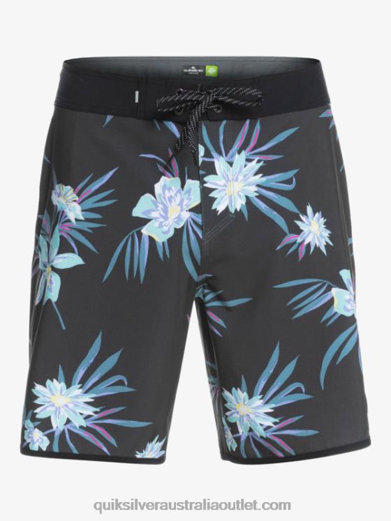 Quiksilver Men SurfSilk Scallop 19 Boardshorts H2N4B1493 tarmac