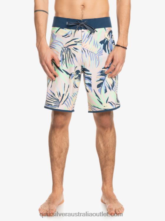 Quiksilver Men SurfSilk Scallop 19 Boardshorts H2N4B1495 peach whip