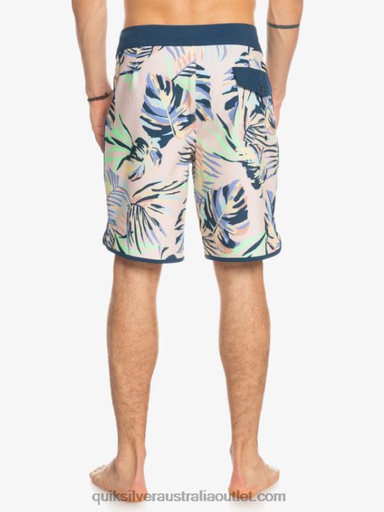 Quiksilver Men SurfSilk Scallop 19 Boardshorts H2N4B1495 peach whip