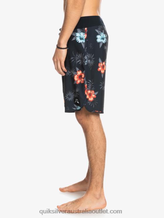 Quiksilver Men SurfSilk Scallop 19 Boardshorts H2N4B1496 black