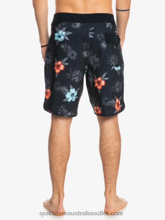 Quiksilver Men SurfSilk Scallop 19 Boardshorts H2N4B1496 black