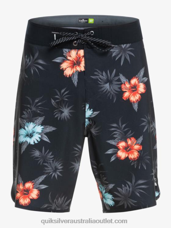 Quiksilver Men SurfSilk Scallop 19 Boardshorts H2N4B1496 black