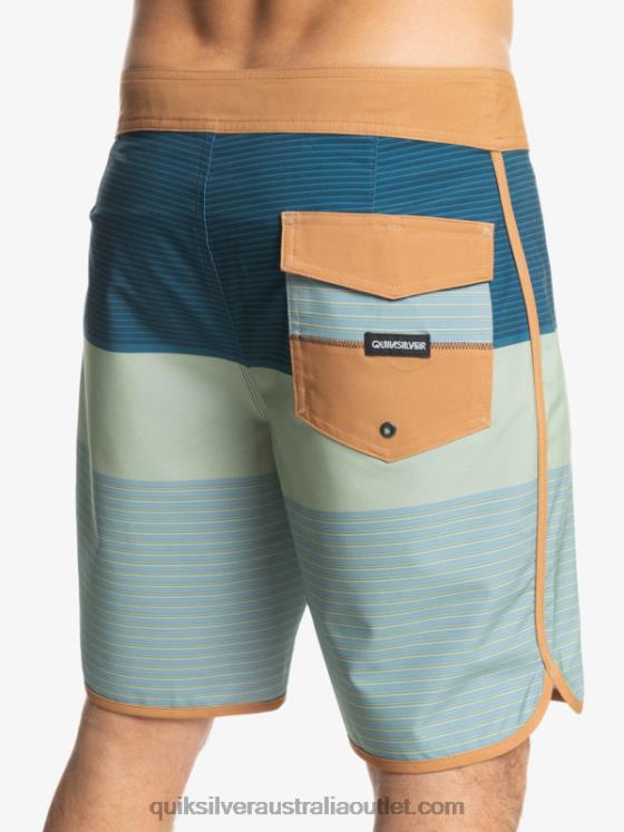 Quiksilver Men SurfSilk Tijuana 19 Boardshorts H2N4B1400 brown sugar