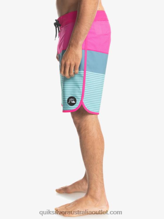 Quiksilver Men SurfSilk Tijuana 19 Boardshorts H2N4B1401 pink glo